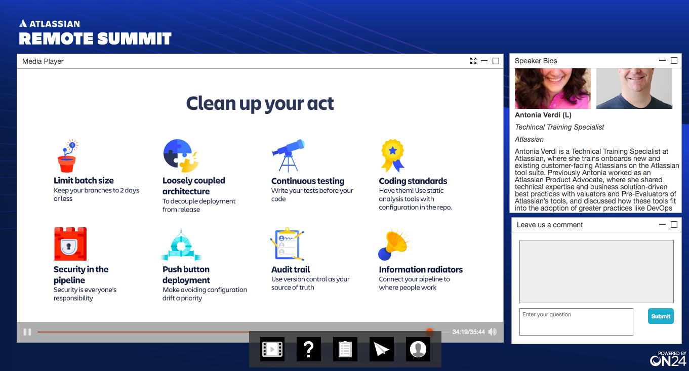 Atlassian Remote Summit 2020, tools and resources